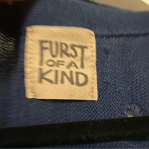 LF Furst of a Kind Women Distressed Sequin Elbow Cardigan Sweater O/S - Picture 2 of 8